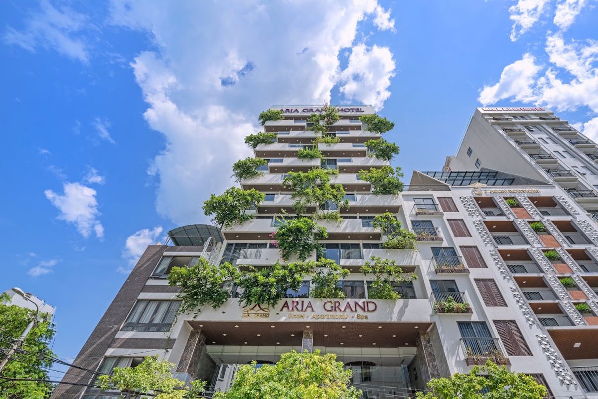 Aria Grand Hotel & Apartment exterior in An Thuong