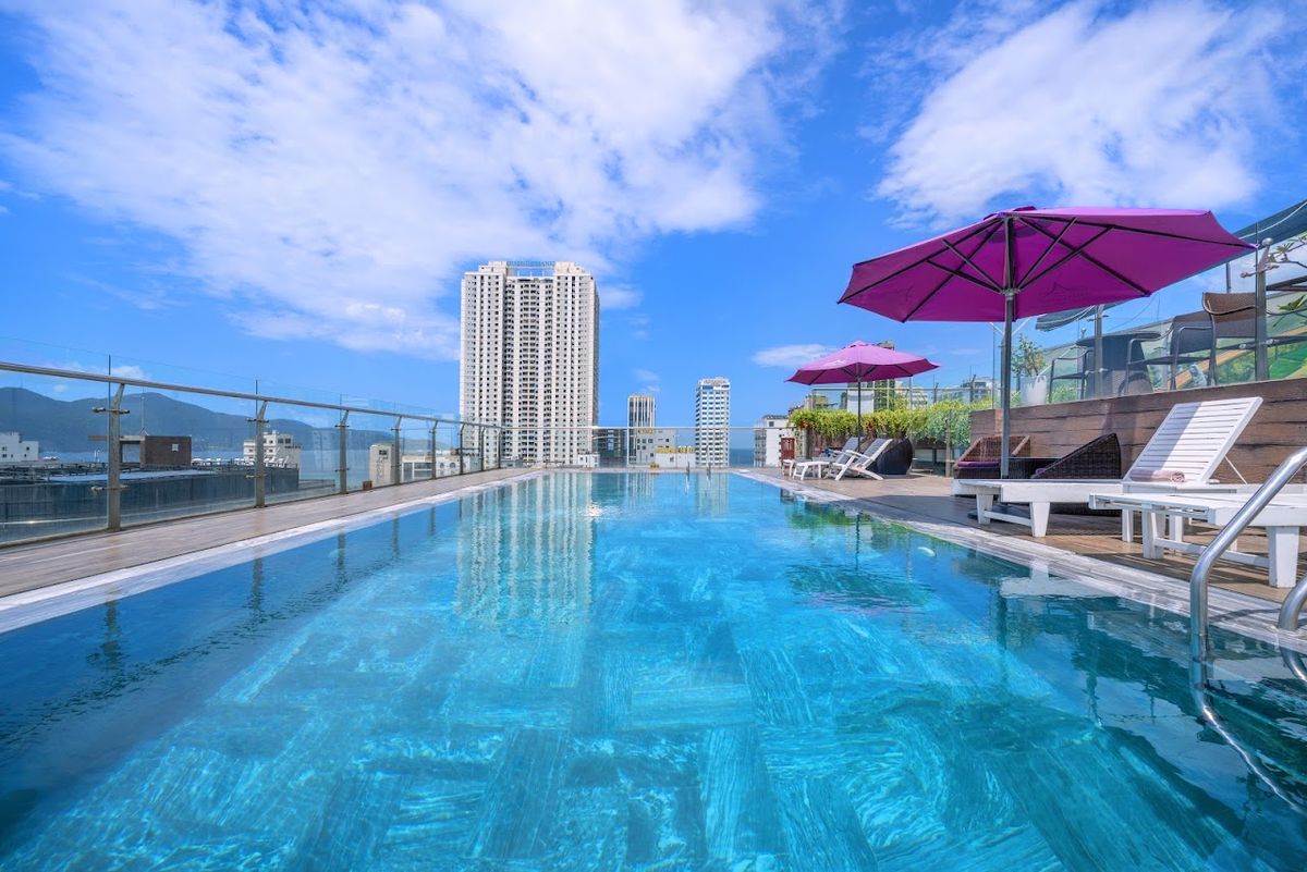 Aria Grand Hotel & Apartment room interior in An Thuong