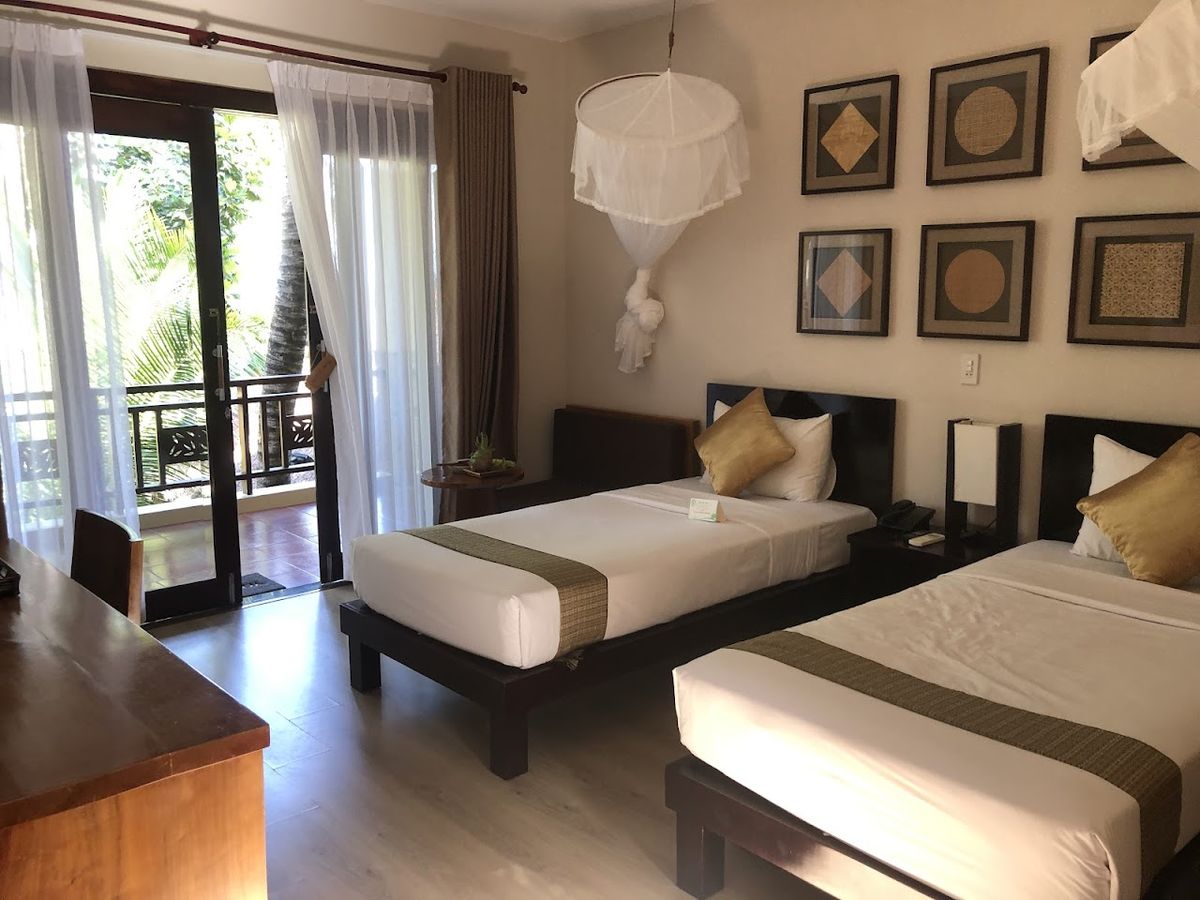 Bamboo Village Beach Resort & Spa pool and grounds in Hoi An Old Town