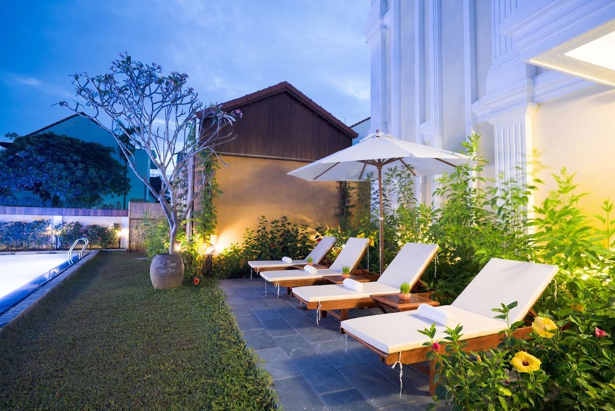Hoian Central Hotel exterior in Hoi An Old Town