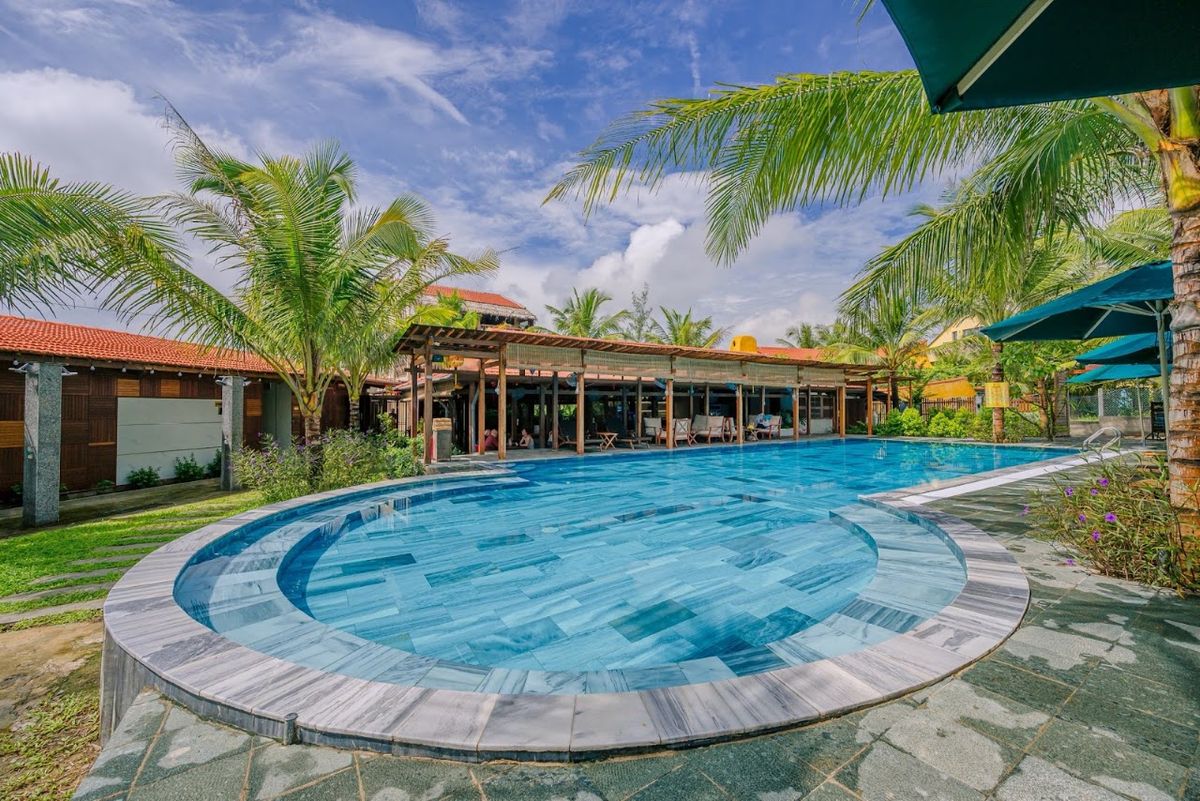 Hoianbang Beach Front Villa and Restaurant room interior in An Bang Beach