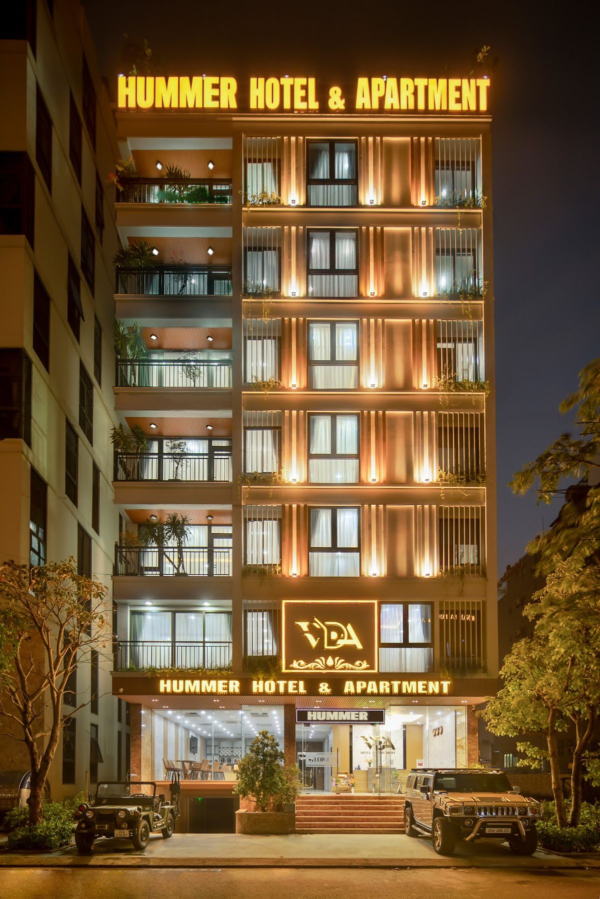 HUMMER HOTEL & APARTMENT exterior in An Thuong