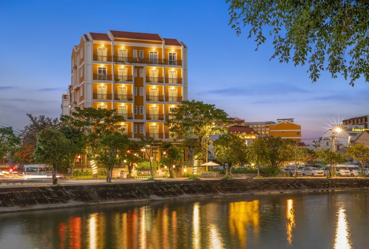 Royal Riverside Hotel exterior in Hoi An Old Town
