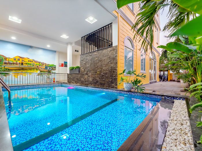 SAM Retreat Villa room interior in Cua Dai