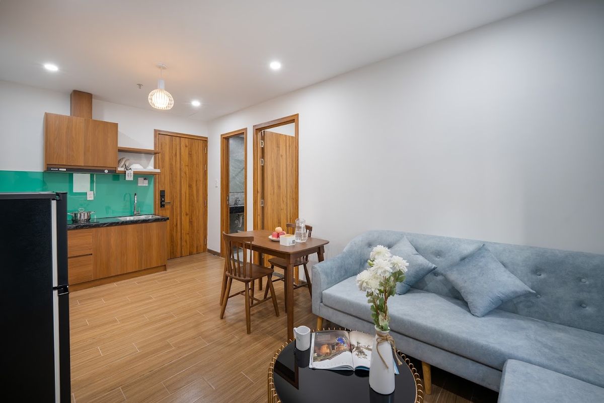 SAMATHA Apartment And Hotel pool and grounds in An Thuong
