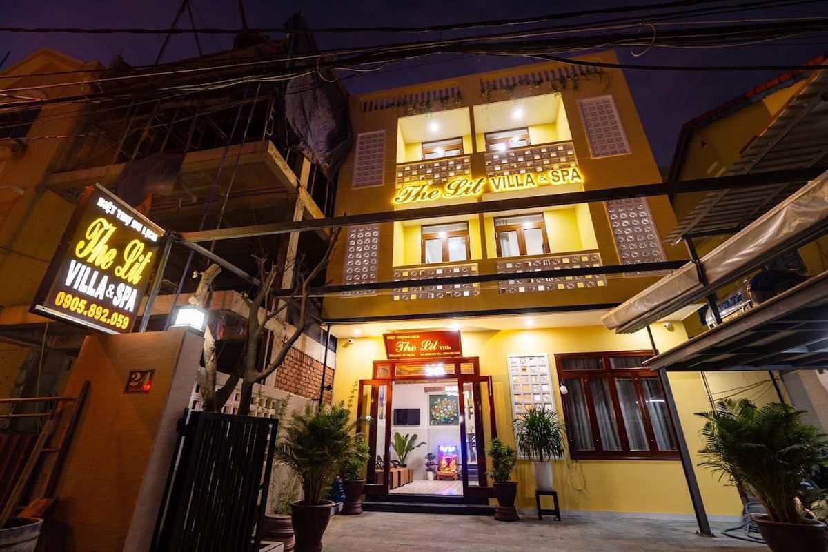 The Lit Villa exterior in Hoi An Old Town
