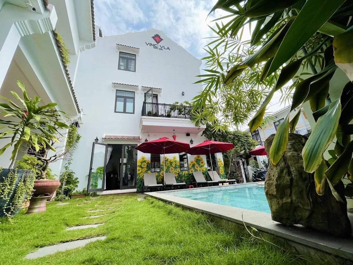 Vinci Villa Hoi An exterior in Hoi An Old Town